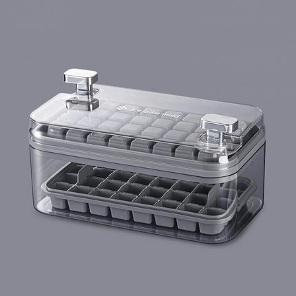 Large Capacity Press Ice Cube Mold for Freezer Easy Release Tray