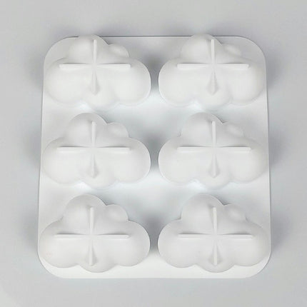 3D Cute Cloud Shape Silicone Mold Chocolate Fondant Molds Ice Cube Tray