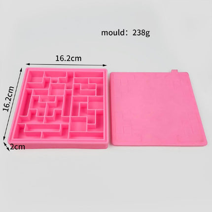 Puzzles Ice Cube Trays Easy Release Silicone Ice Mold for Juice Beverages Cocktail Tea Coffee