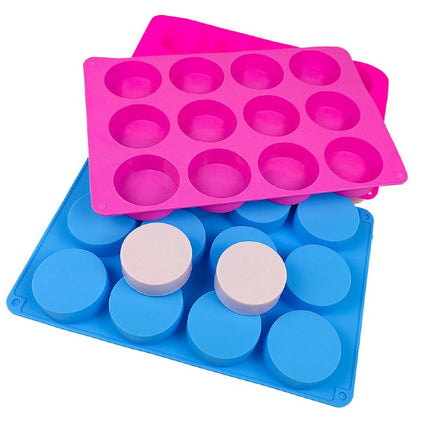 Cylinder Silicone Ice Tray Mold for Ice Cubes Chocolate Pudding Mini Soap