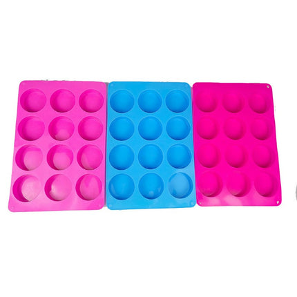 Cylinder Silicone Ice Tray Mold for Ice Cubes Chocolate Pudding Mini Soap