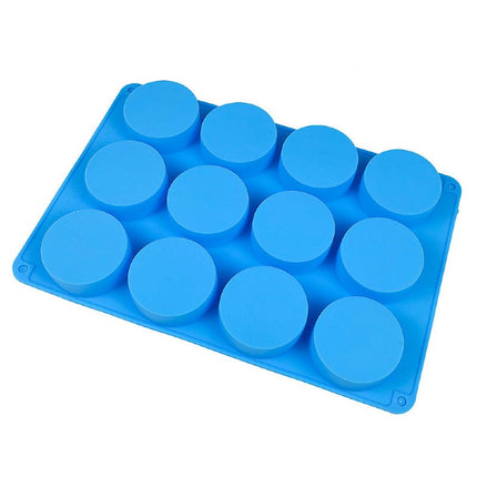 Cylinder Silicone Ice Tray Mold for Ice Cubes Chocolate Pudding Mini Soap