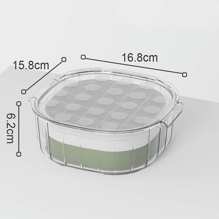 Ice Cube Tray with Lid and Container - Easy Release All Ice Molds