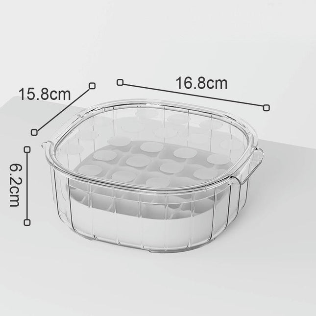 Ice Cube Tray with Lid and Container - Easy Release All Ice Molds