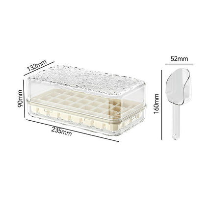 Ice Cube Tray for Freezer - Ice Cube Maker Easy Release Ice Molds