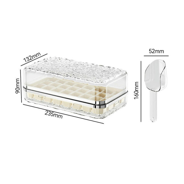 Ice Cube Tray for Freezer - Ice Cube Maker Easy Release Ice Molds