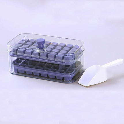 Ice Cube Trays for Freezer - with Lid Bin Maker Mold for Freezer