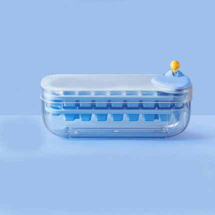 Ice Cube Tray with Lid and Bin Ice Cube Trays - Easy Release with Scoop