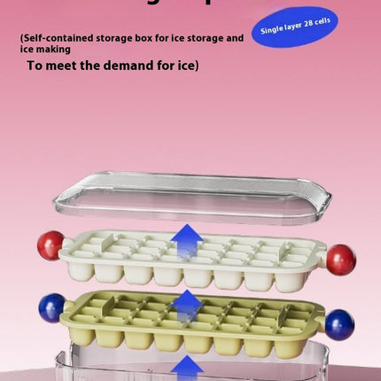 Ice Cube Mold Reusable Ice Freezer Ice Cube Trays Ice Press Maker