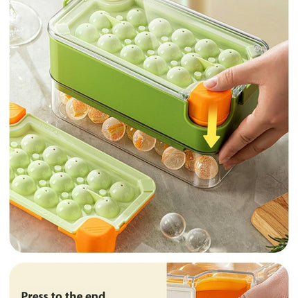 Ice Trays for Freezer-Portable Freezer Ice Mold Making Tray Reusable