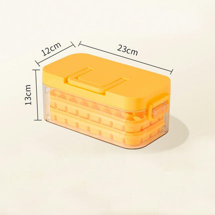 Ice Cube Tray with Bin and Lid Ice Scoop Easy Release Ice Mold