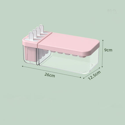 Ice lattice Popsicle Mold Household 2-in-1 Odor free making ice box