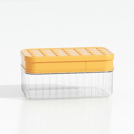 Ice Container for Freezer - Ice Cube Tray for Freezer with Lid and Bin