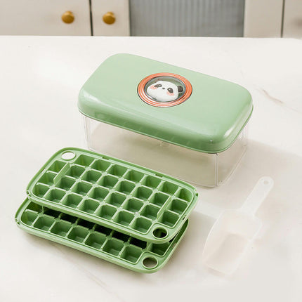 Ice Cube Mold Upgrade Design Ice Cube Tray with Ice Box for Freezer