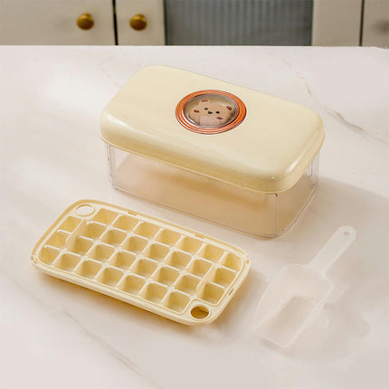 Ice Cube Mold Upgrade Design Ice Cube Tray with Ice Box for Freezer