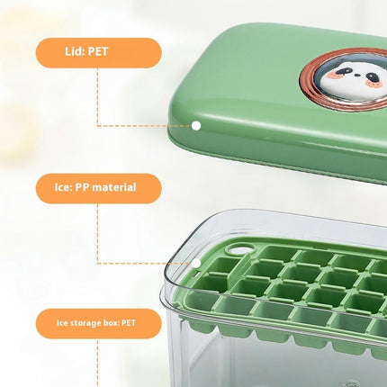 Ice Cube Mold Upgrade Design Ice Cube Tray with Ice Box for Freezer