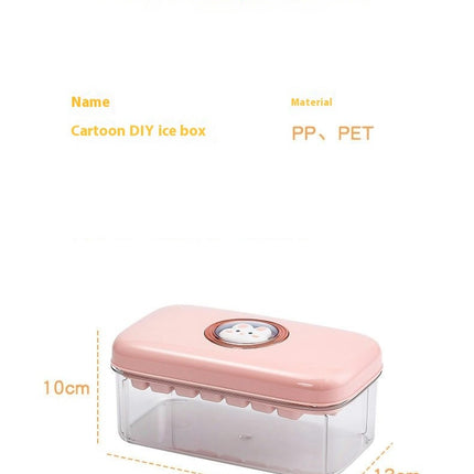 Ice Cube Mold Upgrade Design Ice Cube Tray with Ice Box for Freezer