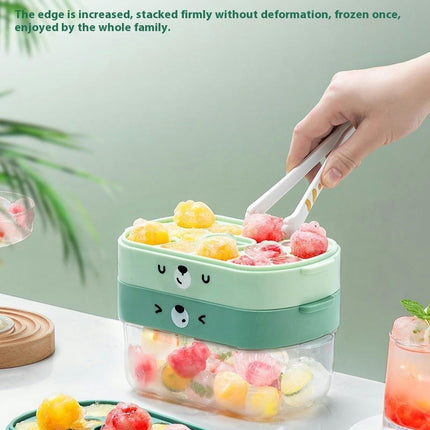 Ice Tray Molds Home Use Silicone Ice Cube Ice Ball Molds with Lid