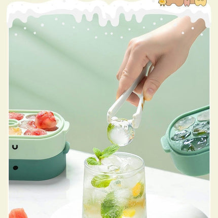 Ice Tray Molds Home Use Silicone Ice Cube Ice Ball Molds with Lid