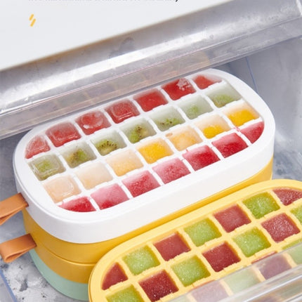 Ice Cube Tray Silicone Ice Cube Mould with Lid Ice Maker Mold