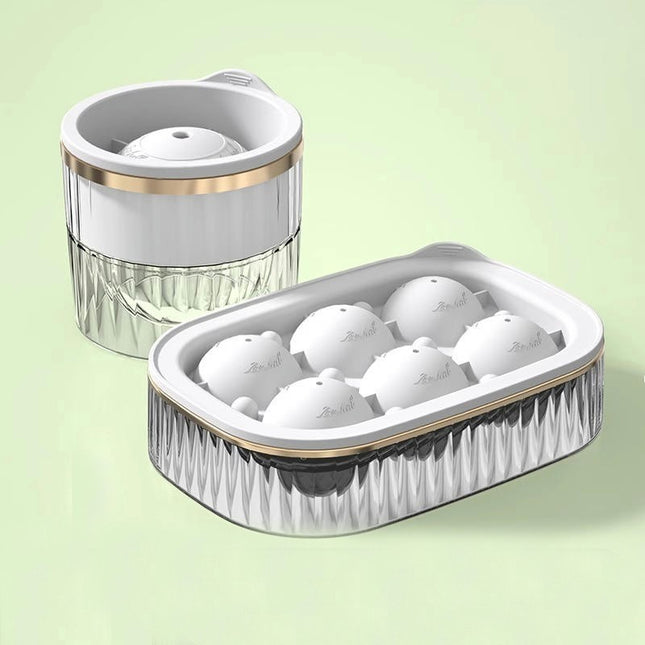 Round Ice Cube Tray Reusable Ice Ball Mold for Easy to Release Ice Balls