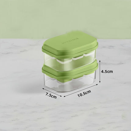 Ice Cube Molds Ice Trays for with Lid and Bin Easy Release Ice Trays