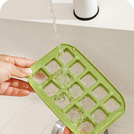 Ice Cube Molds Ice Trays for with Lid and Bin Easy Release Ice Trays