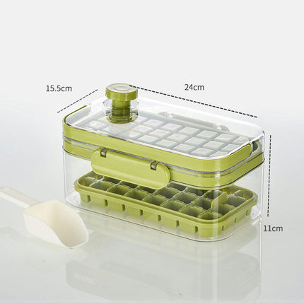 Ice Cube Tray with Lid and Bin Ice Trays - for Freezer Easy Release Ice