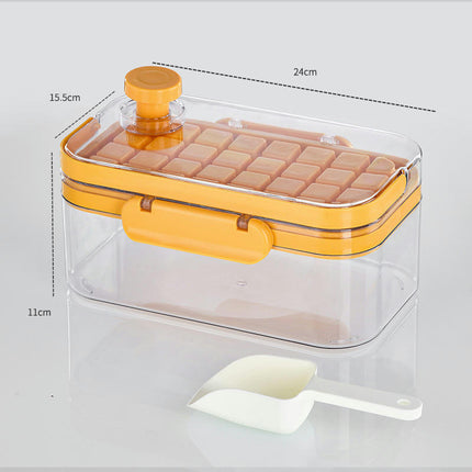 Ice Cube Tray with Lid and Bin Ice Trays - for Freezer Easy Release Ice