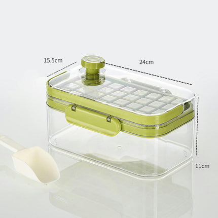 Ice Cube Tray with Lid and Bin Ice Trays - for Freezer Easy Release Ice