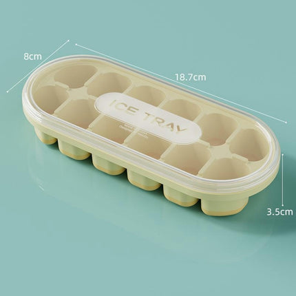 Ice Cube Tray Ice Maker Ice Tray with Lid and Bin for Whiskey