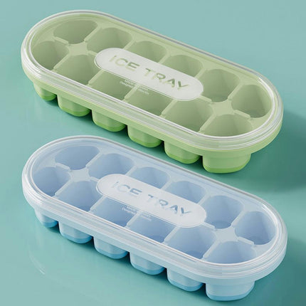 Ice Cube Tray Ice Maker Ice Tray with Lid and Bin for Whiskey