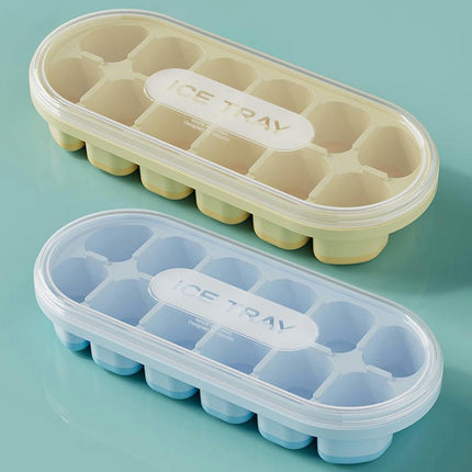 Ice Cube Tray Ice Maker Ice Tray with Lid and Bin for Whiskey