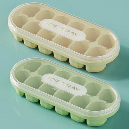 Ice Cube Tray Ice Maker Ice Tray with Lid and Bin for Whiskey