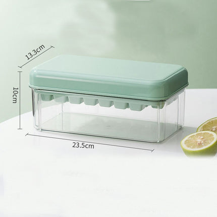 Ice Cube Molds for Freezer with Lid and Bin Easy Release Ice Trays