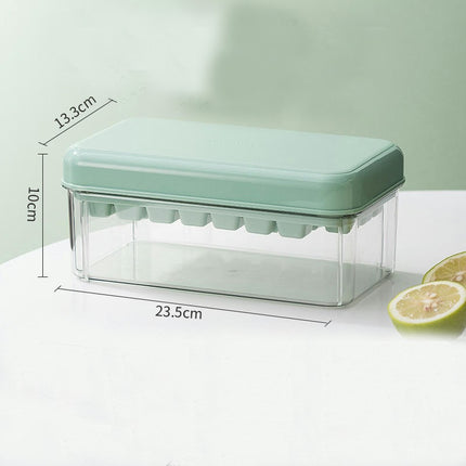 Ice Cube Molds for Freezer with Lid and Bin Easy Release Ice Trays