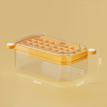 Ice Cube Tray With Lid and Bin Ice Cube Trays for Freezer Easy Fill and Release Ice