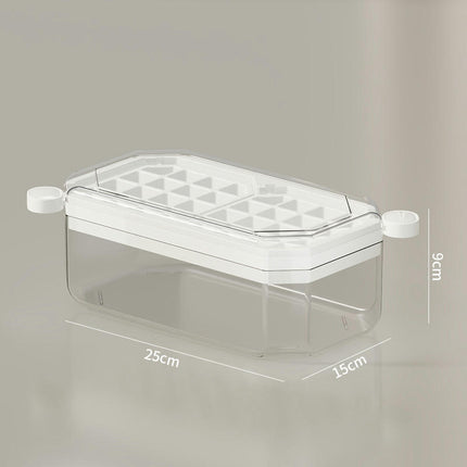 Ice Cube Tray With Lid and Bin Ice Cube Trays for Freezer Easy Fill and Release Ice