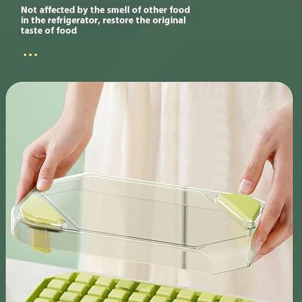 Ice Cube Tray with Push-to-Release Design Durable Mold Container