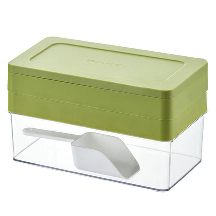 Ice Cube Tray Molds Double Layer Design Ice Cube Maker with Storage Box