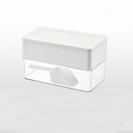 Ice Cube Tray Molds Double Layer Design Ice Cube Maker with Storage Box