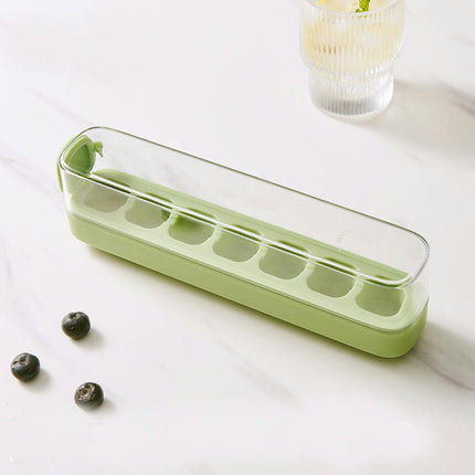 Ice Cube Trays for Freezer - Easy Ice Container with Spill-Resistant Cover