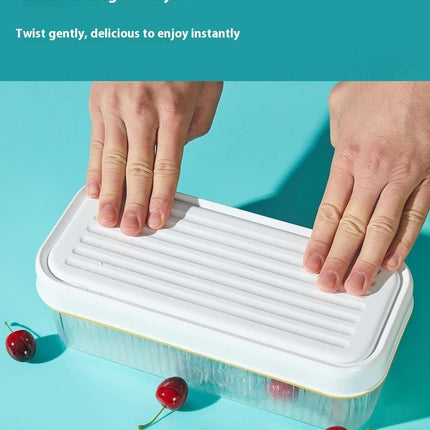 Ice Tray Safe Removable Lid - for Large Capacity Ice Home Space Saving