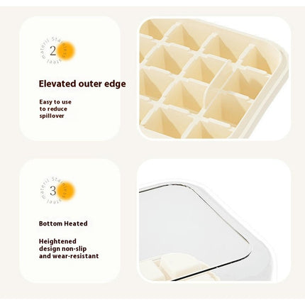 Ice Cube Tray with Lid and Bin for Freezer Tiny Ice Cube Maker Molds