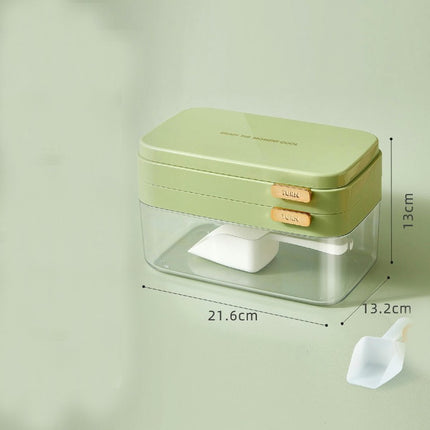 Ice Cube Tray Set with Lid & Bin Ice Trays for Freezer Release Ice Cubes