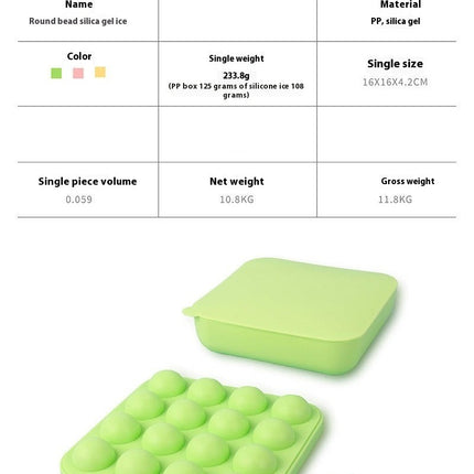 Ice Cube Trays Small Silicone Ice Cube Trays with Lid Cubes for Mini Fridge