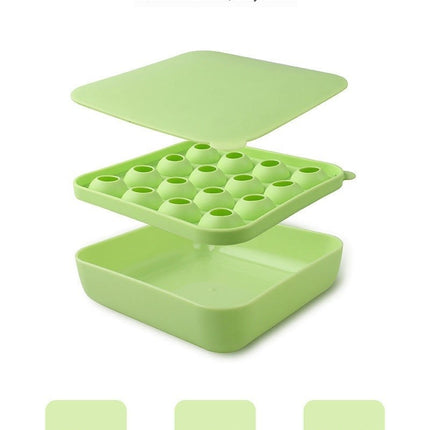 Ice Cube Trays Small Silicone Ice Cube Trays with Lid Cubes for Mini Fridge