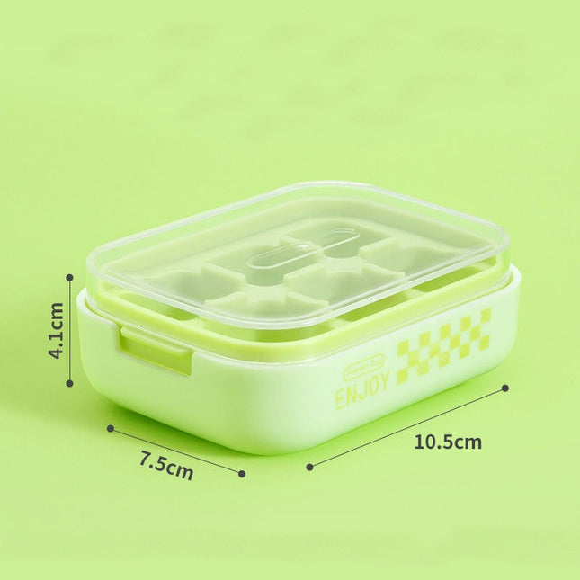 Kitchen Ice Cube Trays with Lid Stackable Ice Cube Trays for Freezer