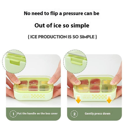 Kitchen Ice Cube Trays with Lid Stackable Ice Cube Trays for Freezer