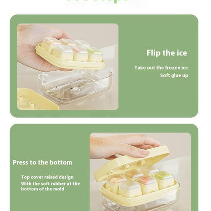 Mini Ice Cube Ice Making Summer Ice Storage Box Mini Ice Cube Tray for Home